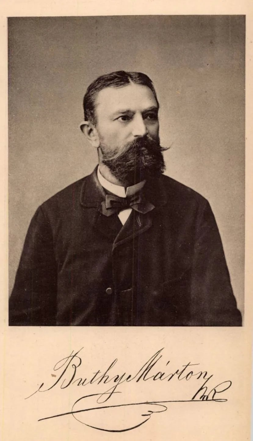 Portrait of Márton Buthy (1841–1912) – memorial page