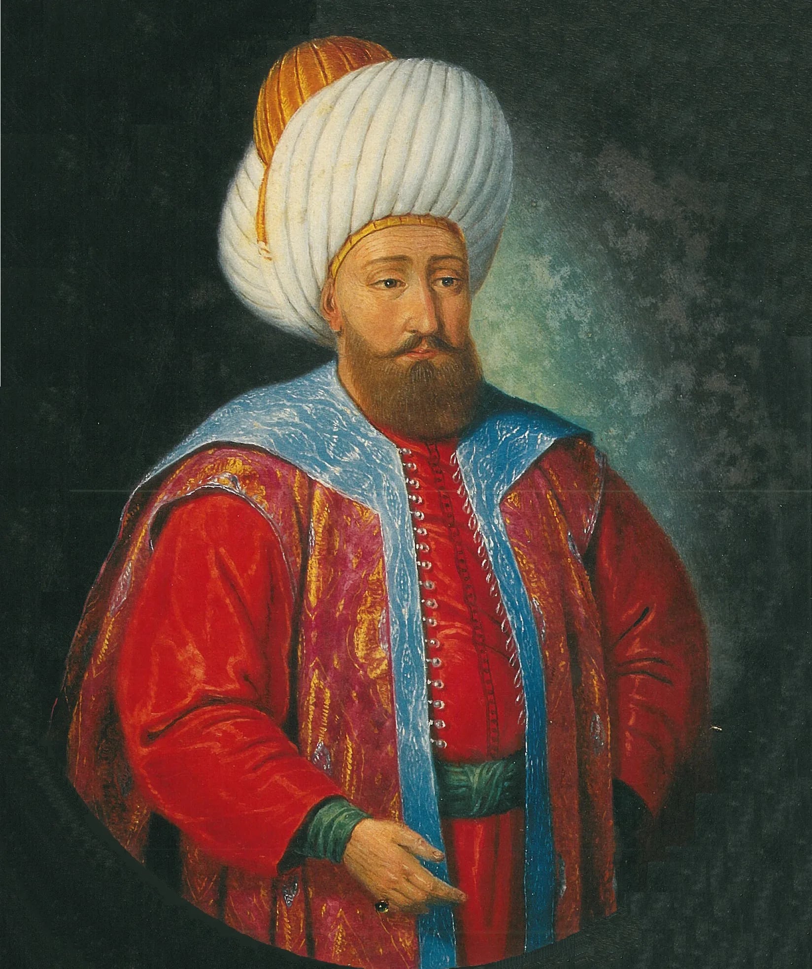 Porträt von Bayezid I. (1354–1403) – Gedenkseite