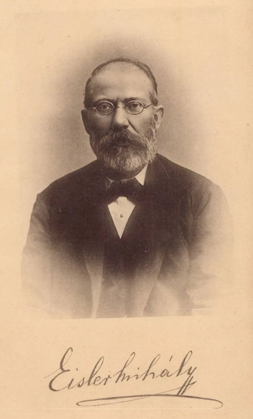 Porträt von Mihály Eisler (1840–1911) – Gedenkseite