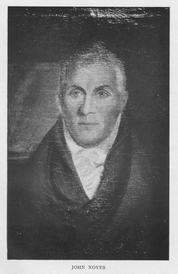 Porträt von John Noyes (1764–1841) – Gedenkseite