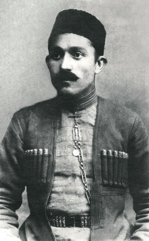Porträt von Majid Behbudov (1873–1945) – Gedenkseite