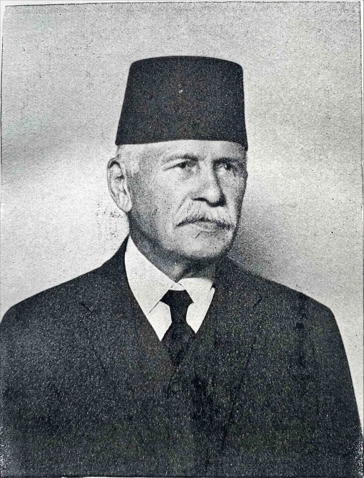 Porträt von Edhem Mulabdić (1862–1954) – Gedenkseite