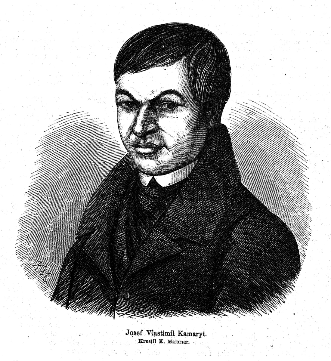 Porträt von Josef Vlastimil Kamarýt (1797–1833) – Gedenkseite