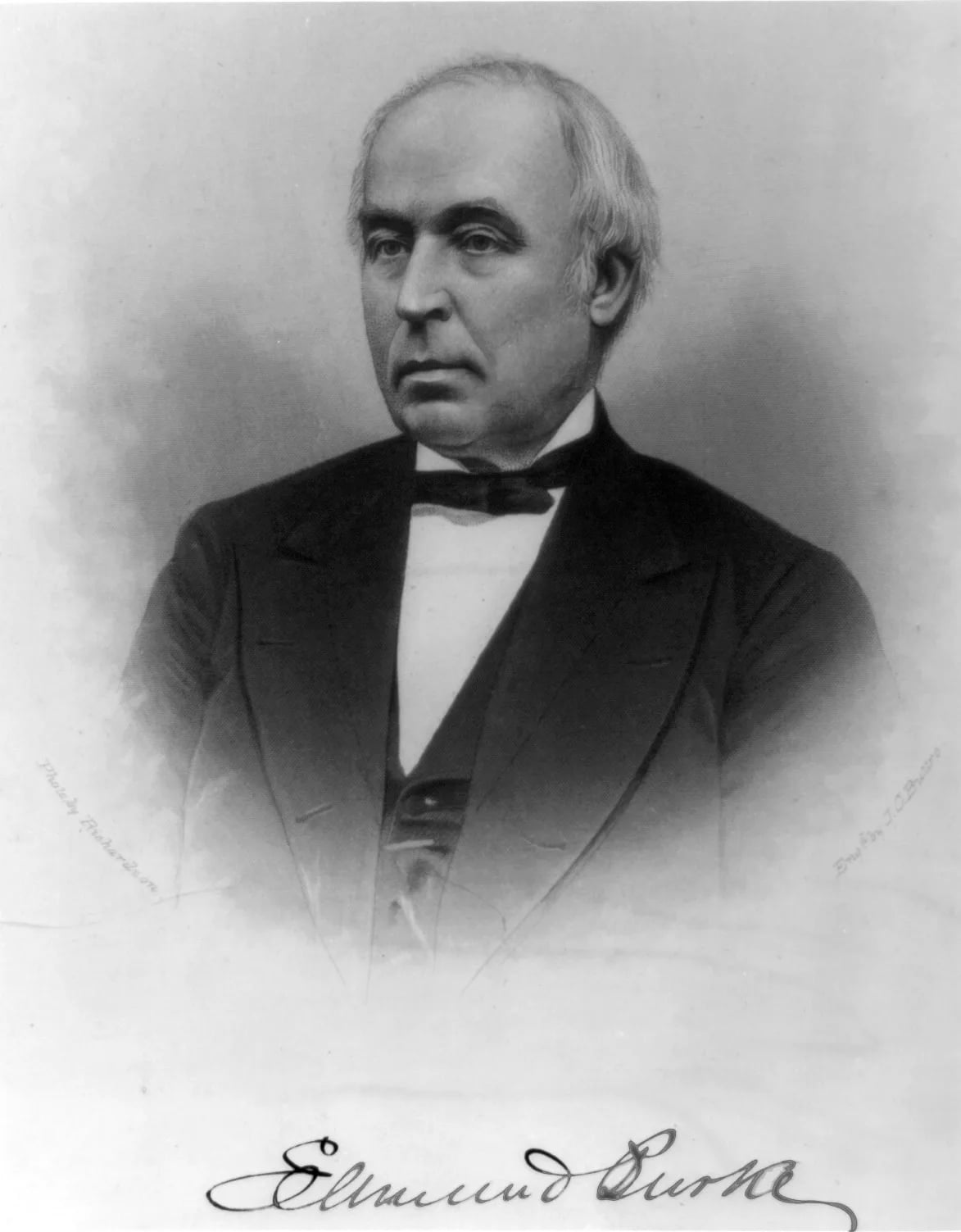 Porträt von Edmund Burke (1809–1882) – Gedenkseite