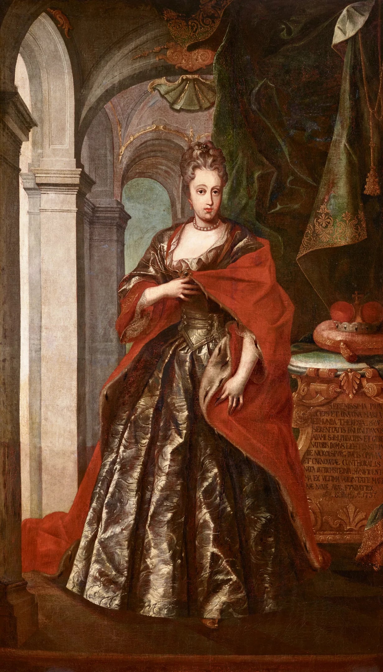 Portrait of Edmunda Maria von Dietrichstein-Nikolsburg (1662–1737) – memorial page