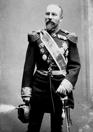 Porträt von Sava Grujić (1840–1913) – Gedenkseite