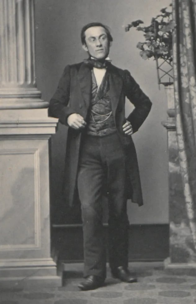 Porträt von Eduard Alberti (1827–1898) – Gedenkseite