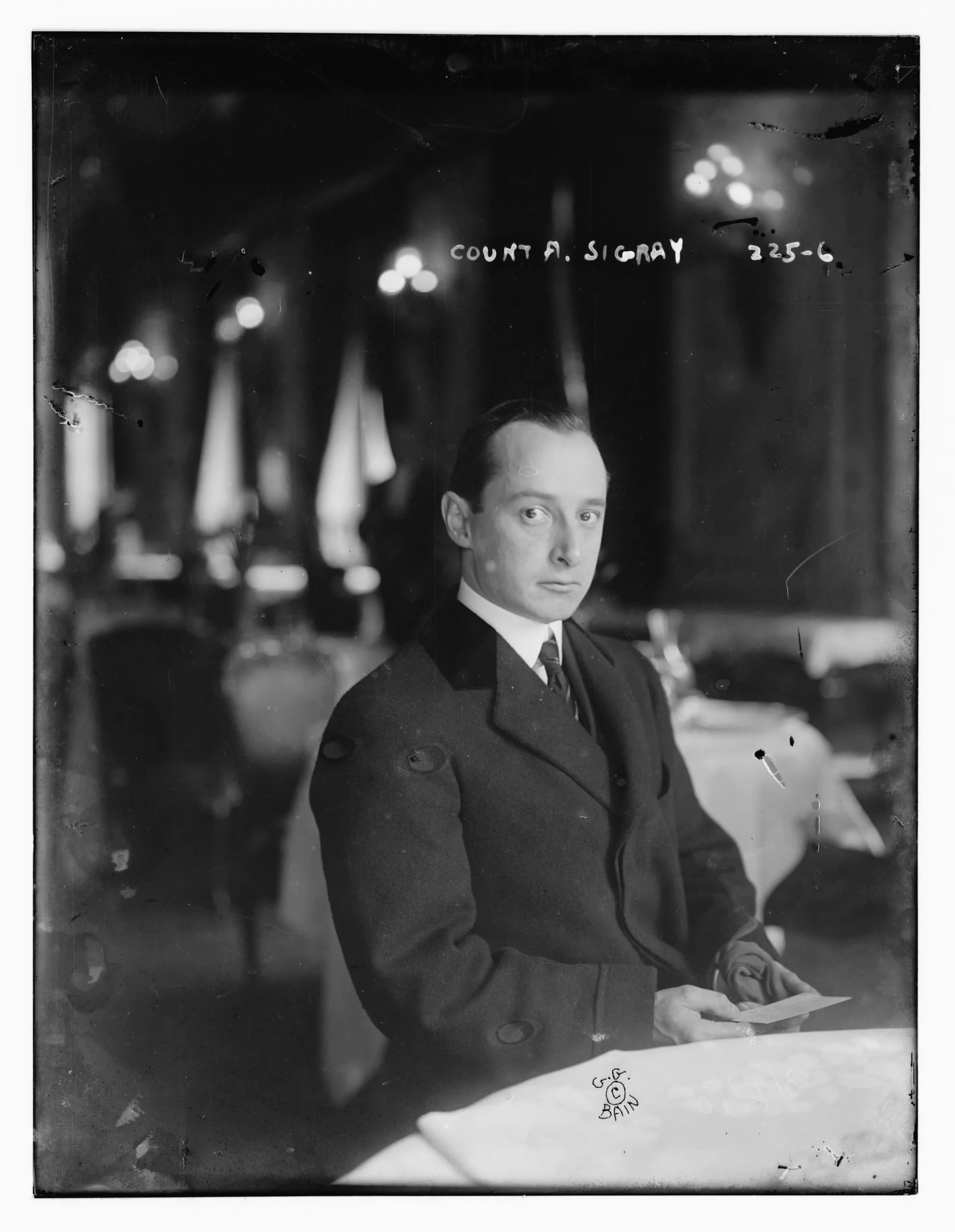 Portrait of Antal Sigray (1879–1947) – memorial page