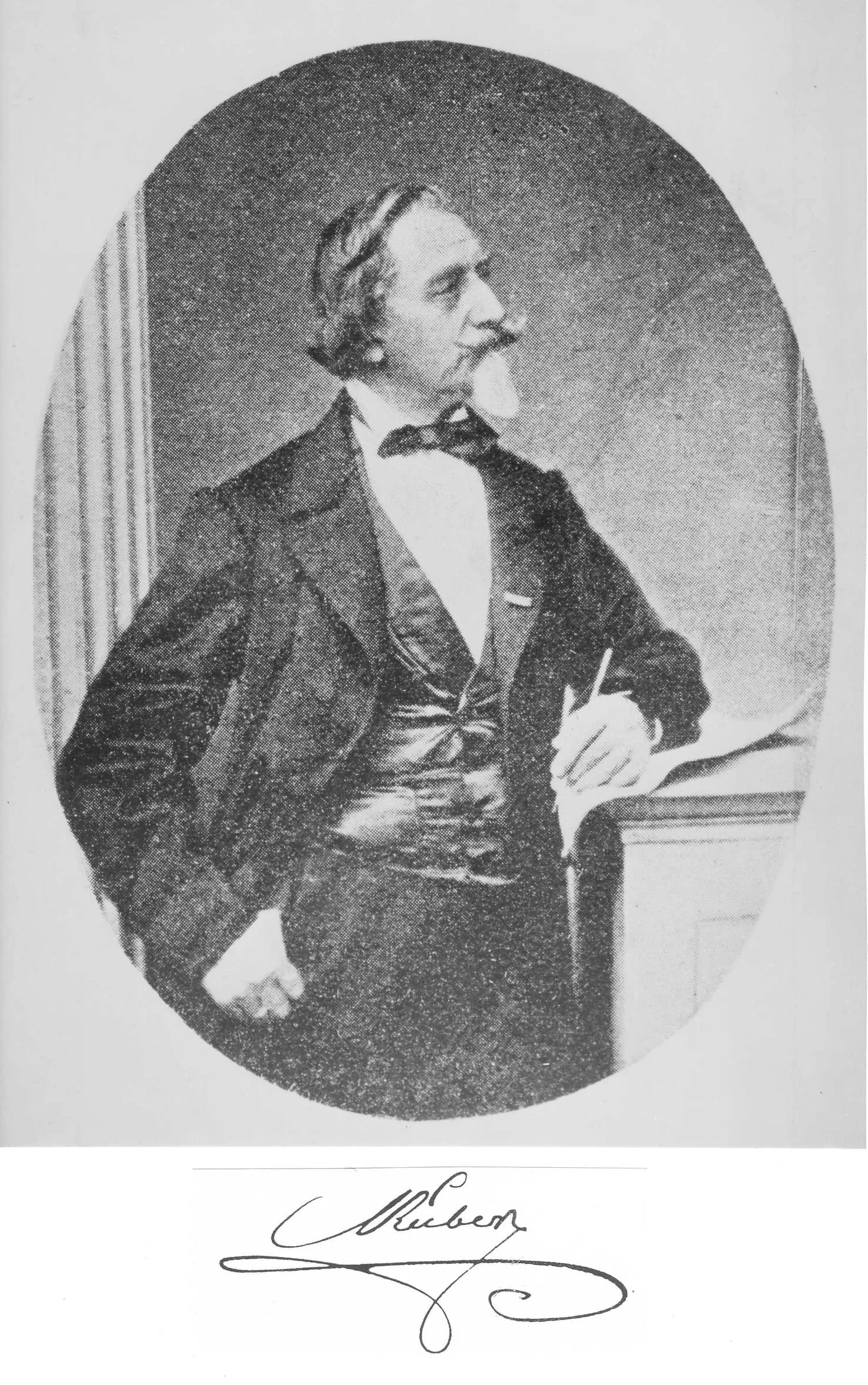 Porträt von Eduard Rüber (1804–1874) – Gedenkseite