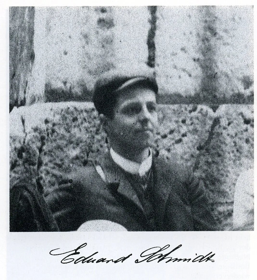 Porträt von Eduard Schmidt (1879–1963) – Gedenkseite