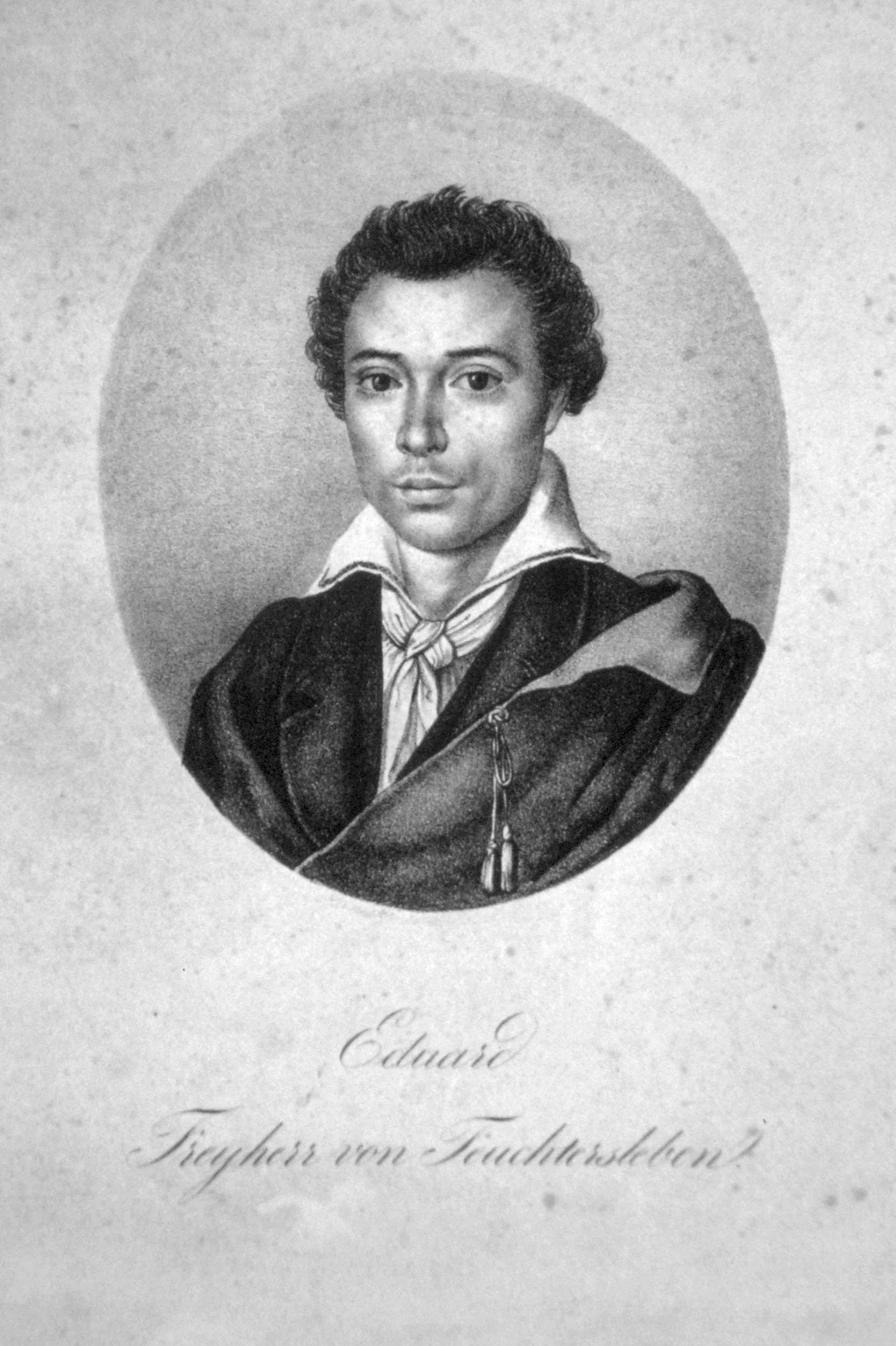 Porträt von Eduard von Feuchtersleben (1798–1857) – Gedenkseite