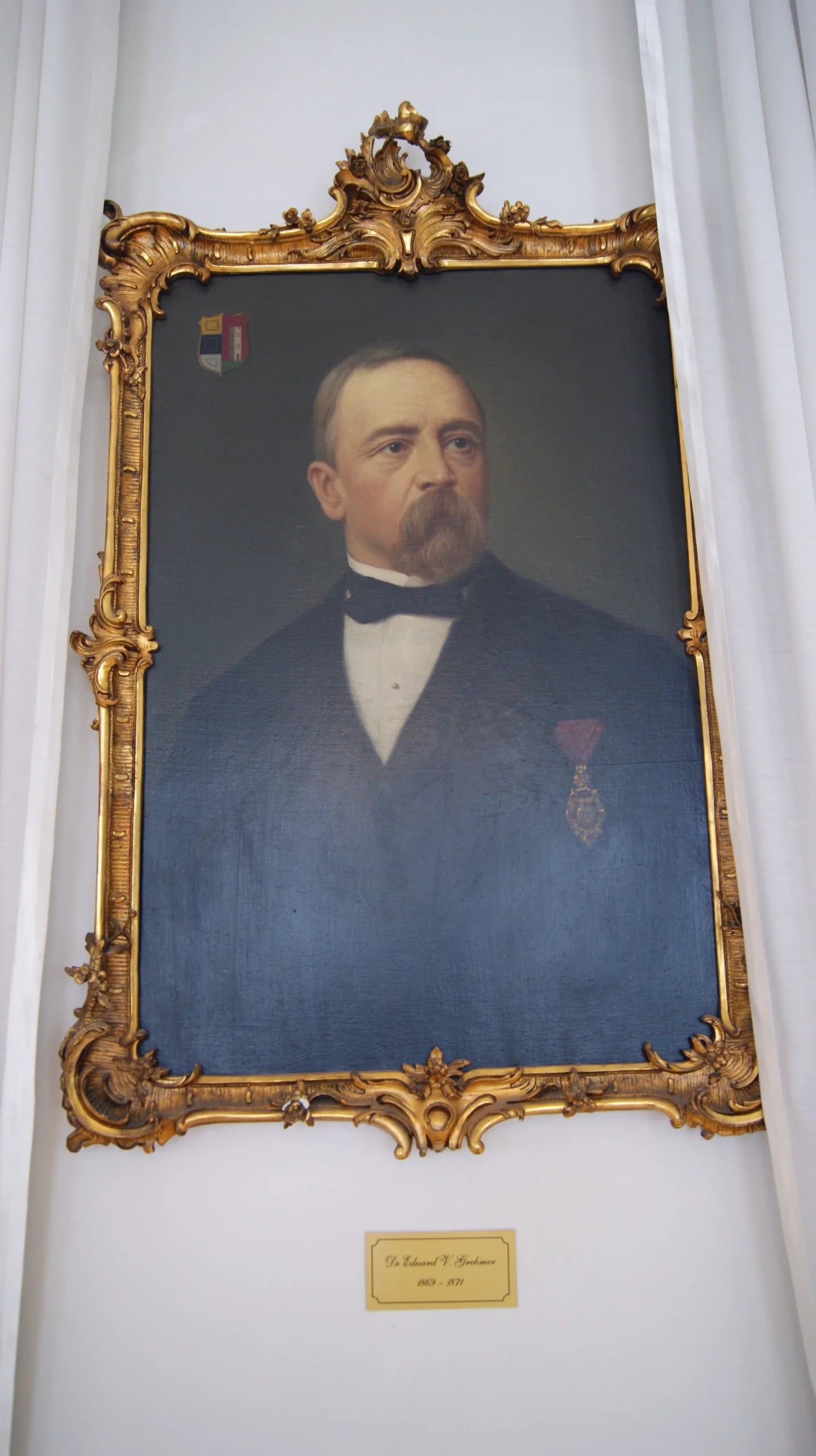Portrait of Eduard von Grebmer zu Wolfsthurn (1821–1875) – memorial page