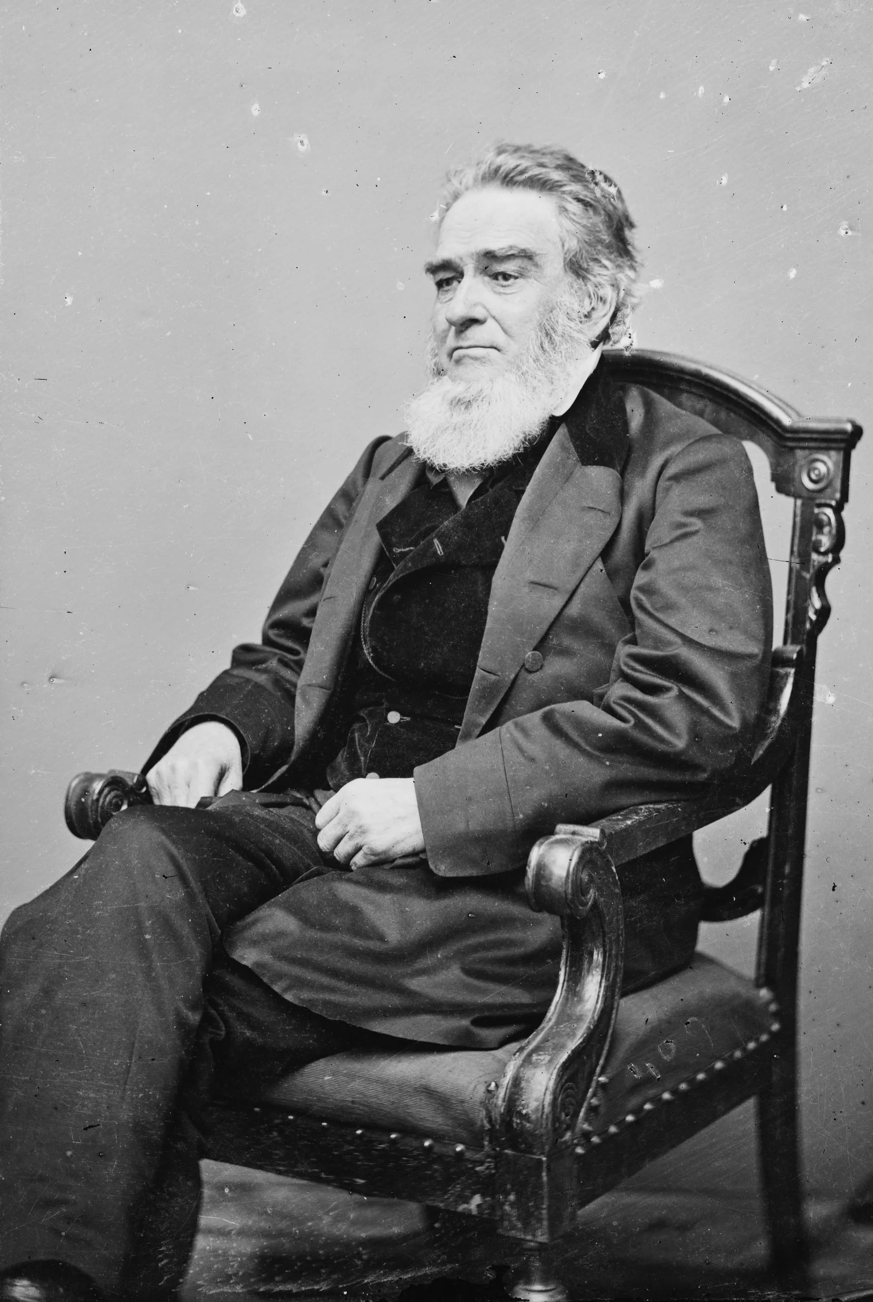 Porträt von Edward Bates (1793–1869) – Gedenkseite