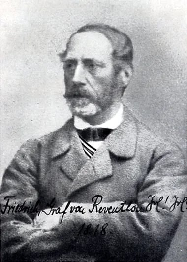 Porträt von Friedrich von Reventlou (1797–1874) – Gedenkseite
