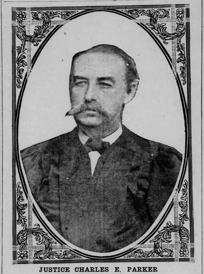 Porträt von Charles E. Parker (1836–1909) – Gedenkseite