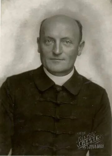 Porträt von Franc Ksaver Meško (1874–1964) – Gedenkseite