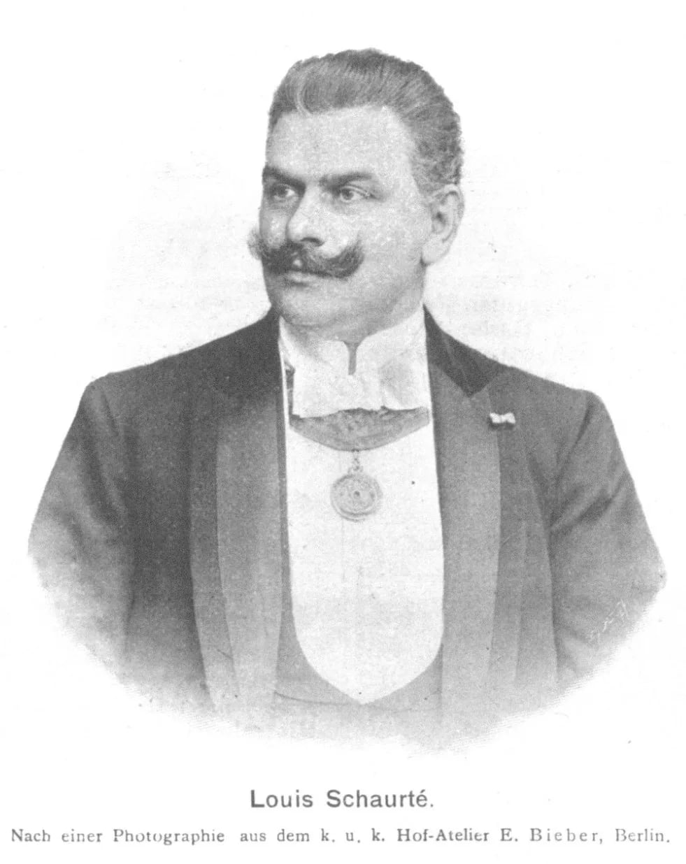 Porträt von Louis Schaurté (1851–1934) – Gedenkseite
