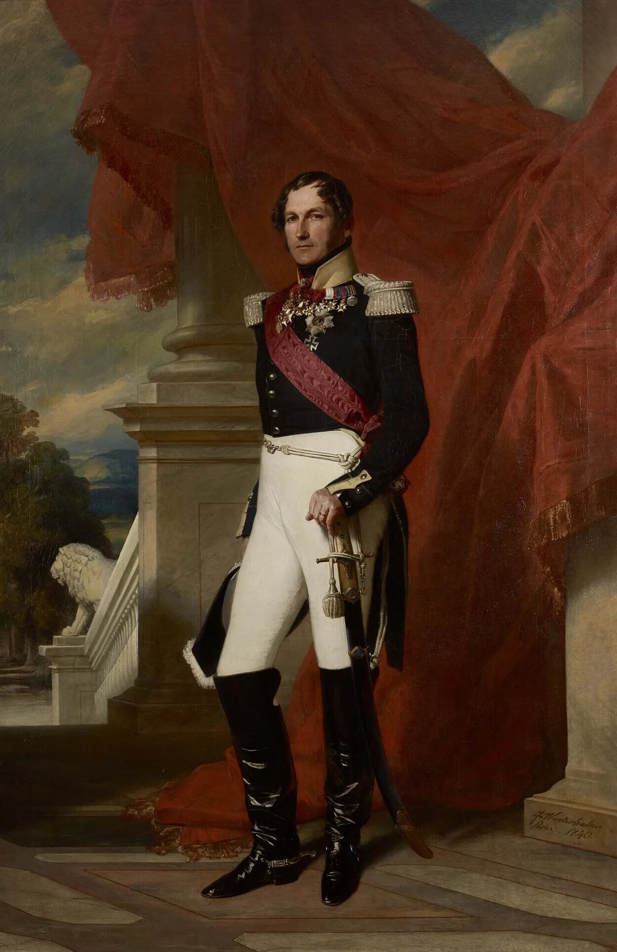 Porträt von Leopold I. (1790–1865) – Gedenkseite