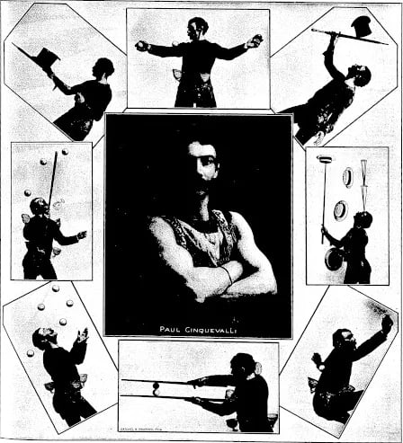 Portrait of Paul Cinquevalli (1859–1918) – memorial page