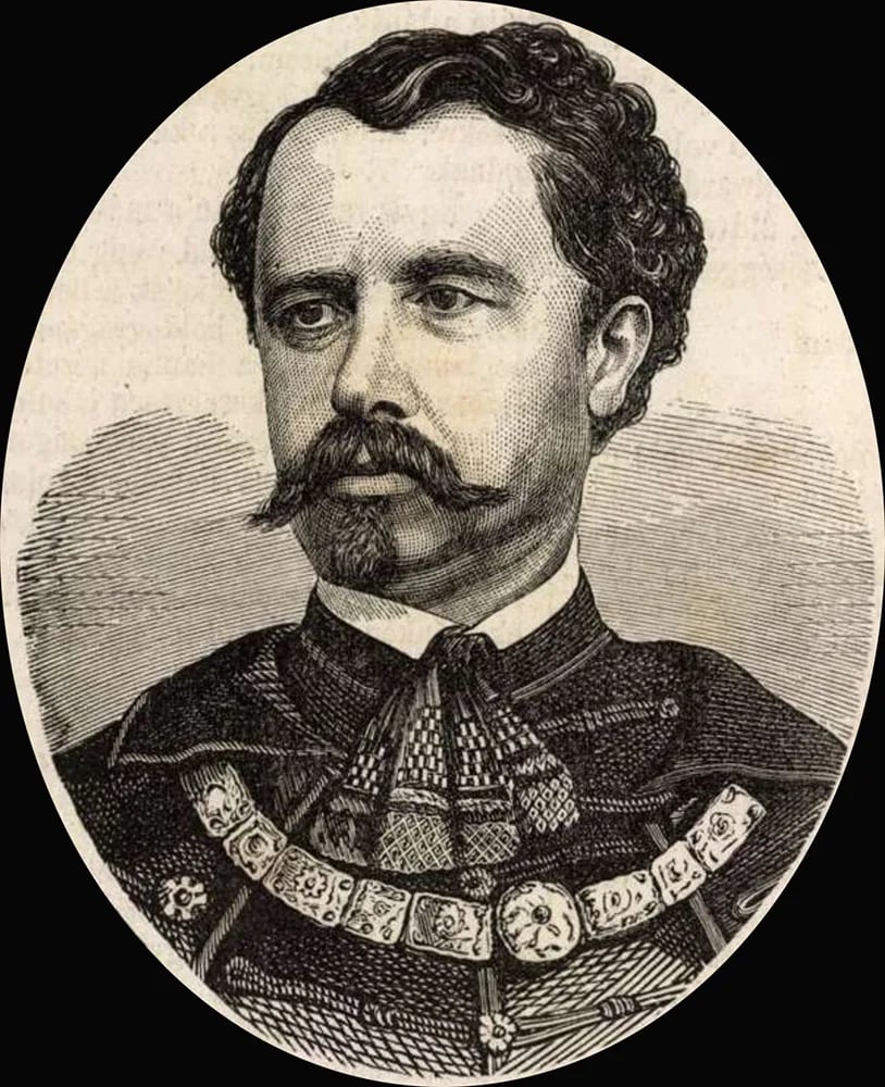 Porträt von Zsigmond Dőry (1826–1892) – Gedenkseite