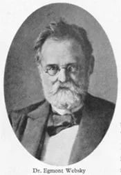 Portrait of Egmont Websky (1827–1905) – memorial page