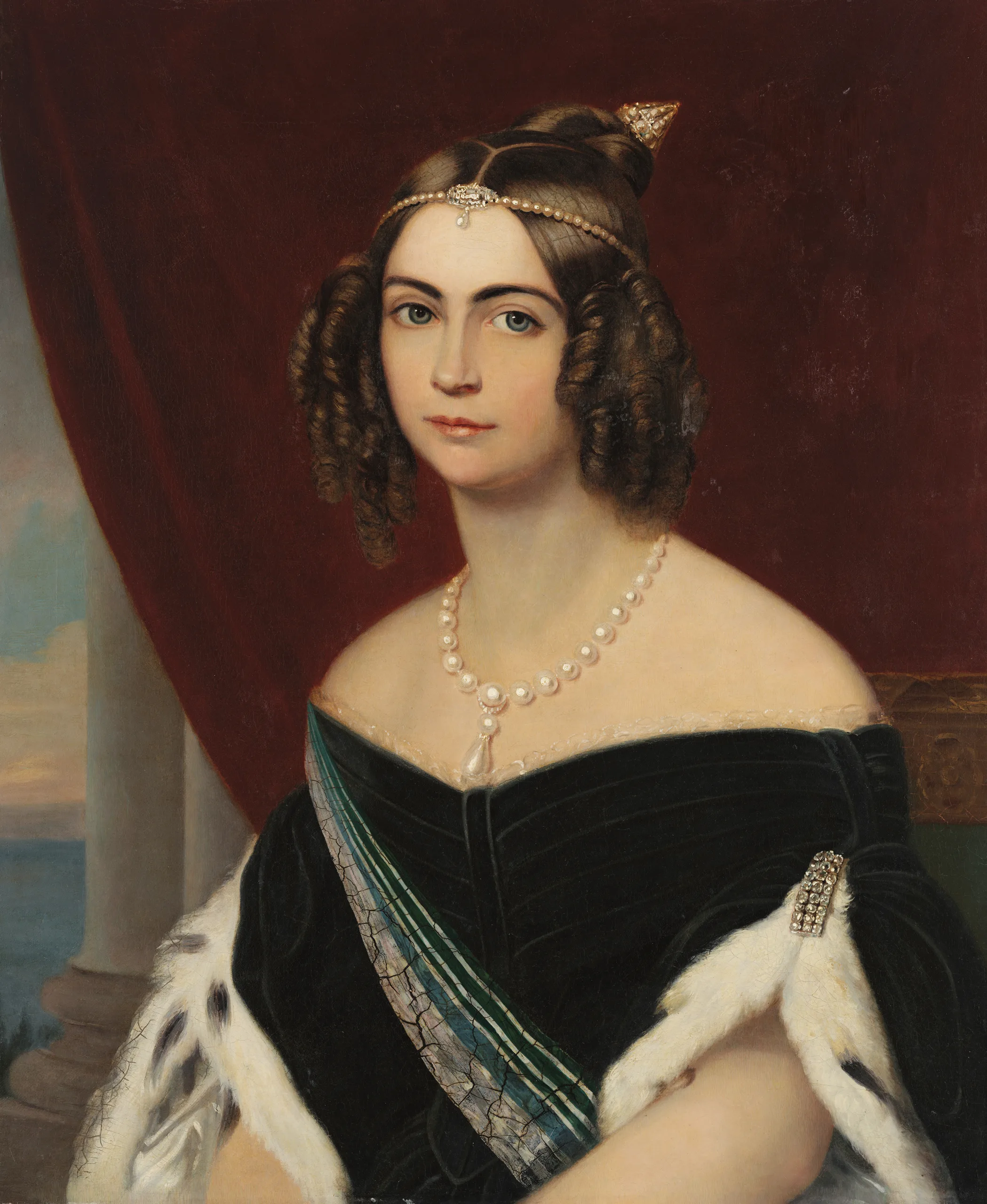Porträt von Amélie von Leuchtenberg (1812–1873) – Gedenkseite