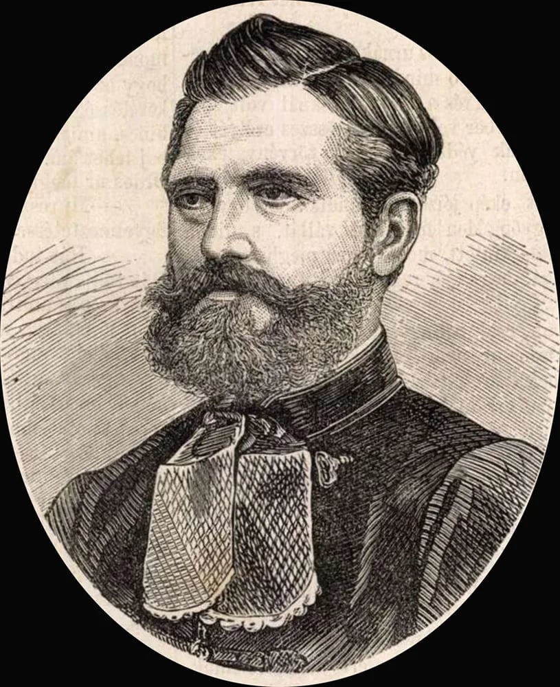 Porträt von Tádé Schmertzing (1820–1881) – Gedenkseite