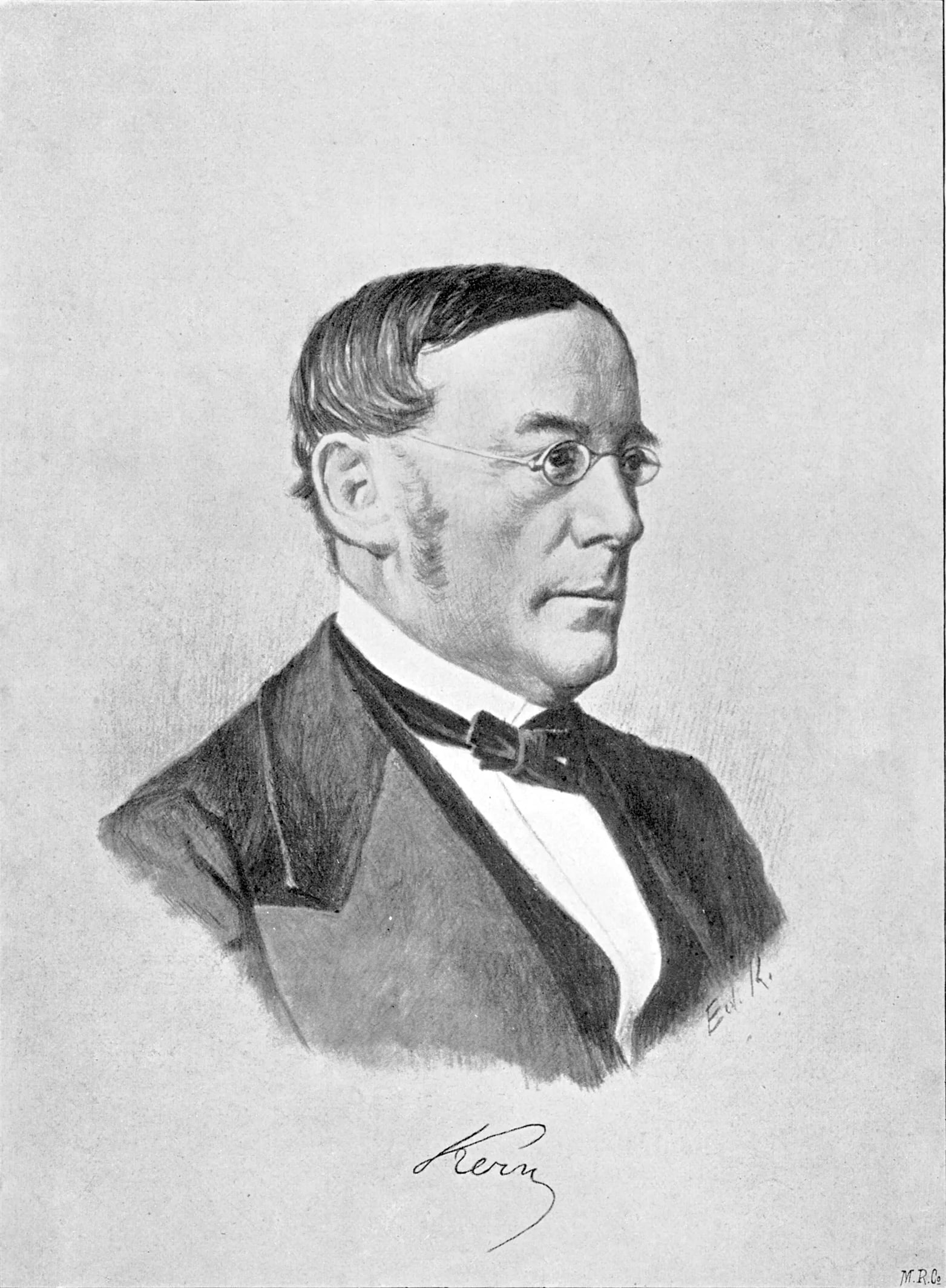 Portrait of Johann Konrad Kern (1808–1888) – memorial page