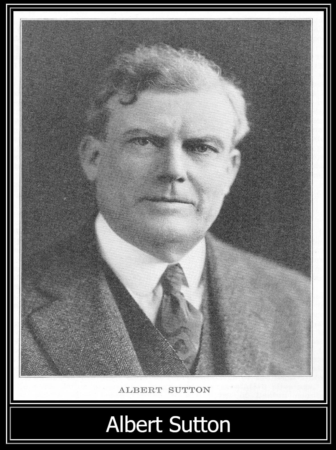 Portrait of Albert Sutton (1867–1923) – memorial page