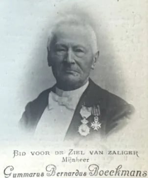 Porträt von Gommaar Boeckmans (1825–1920) – Gedenkseite
