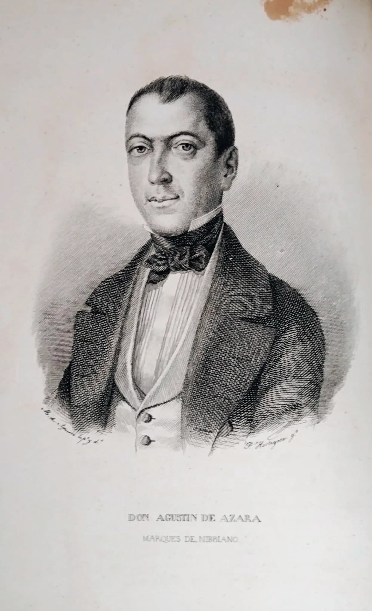 Portrait of Agustín de Azara y Mata (1801–1861) – memorial page