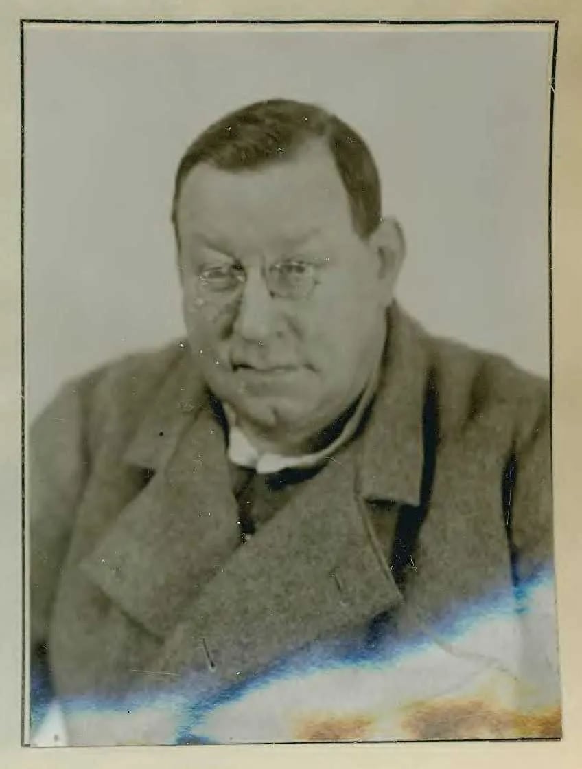 Porträt von Per Oscar Ludvig Fåhré (1885–1952) – Gedenkseite