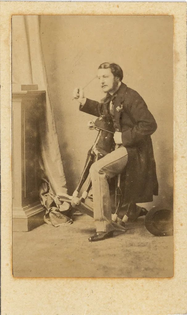 Porträt von Gaston de Saint-Maurice (1831–1905) – Gedenkseite