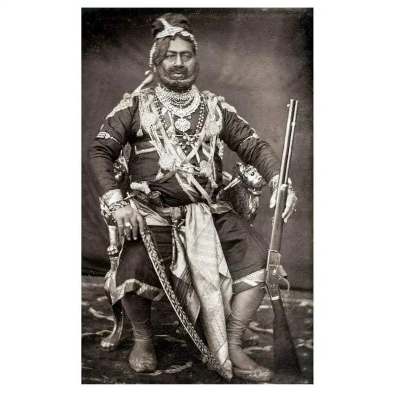 Portrait of Ranjore Singh of Ajaigarh (1848–1919) – memorial page