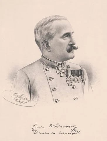 Porträt von Emil Woinovich (1851–1927) – Gedenkseite
