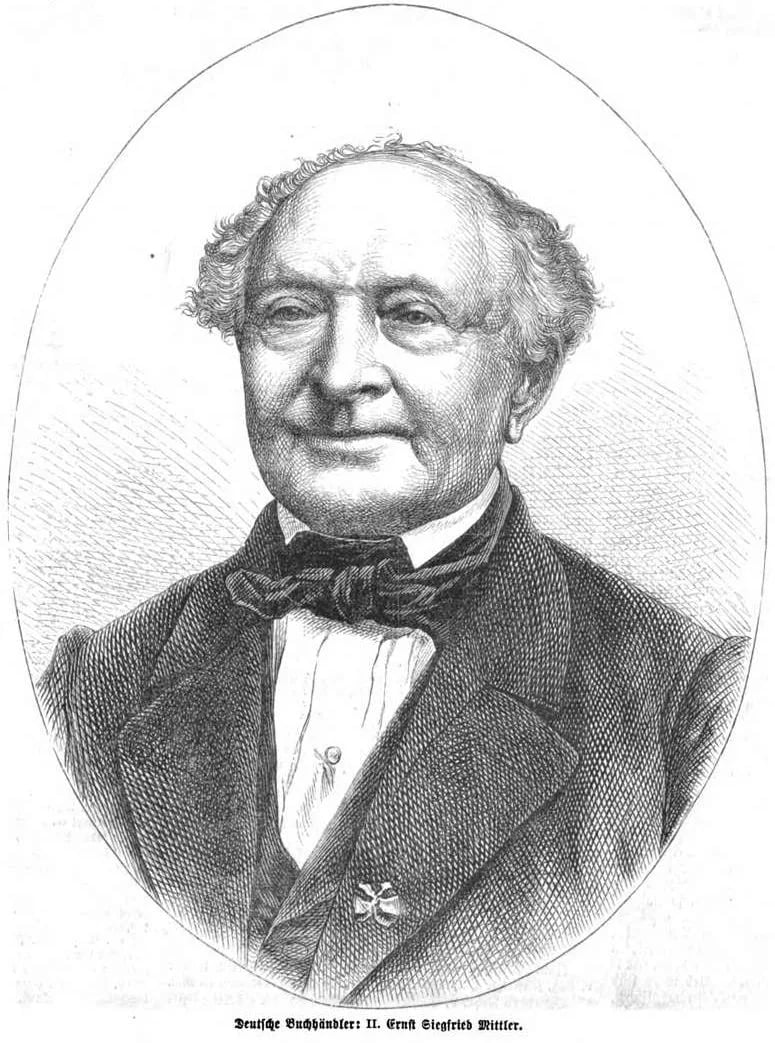 Portrait of Ernst Siegfried Mittler (1785–1870) – memorial page