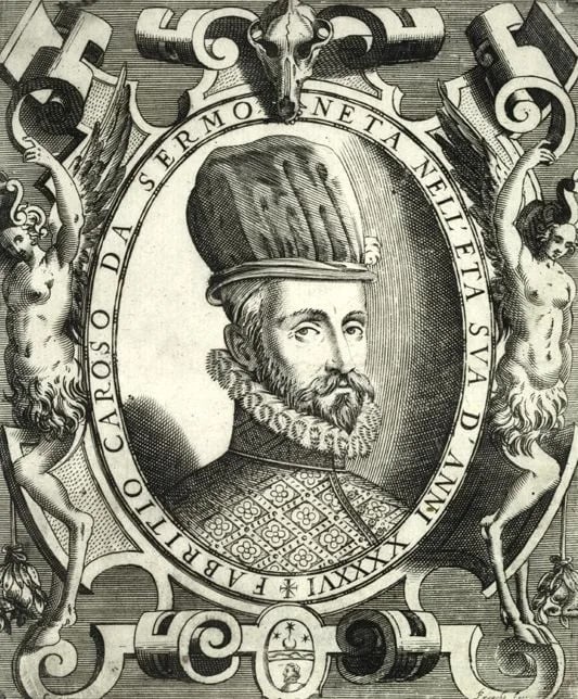 Porträt von Fabritio Caroso (1526–1605) – Gedenkseite