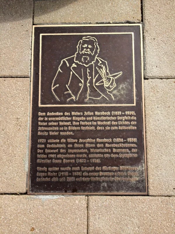 Porträt von Julius Kornbeck (1839–1920) – Gedenkseite