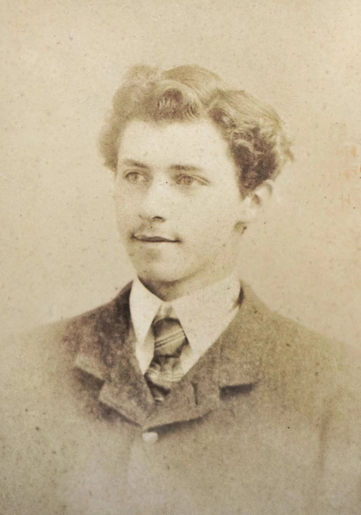 Portrait of Jean-Pierre Huberty (1870–1897) – memorial page