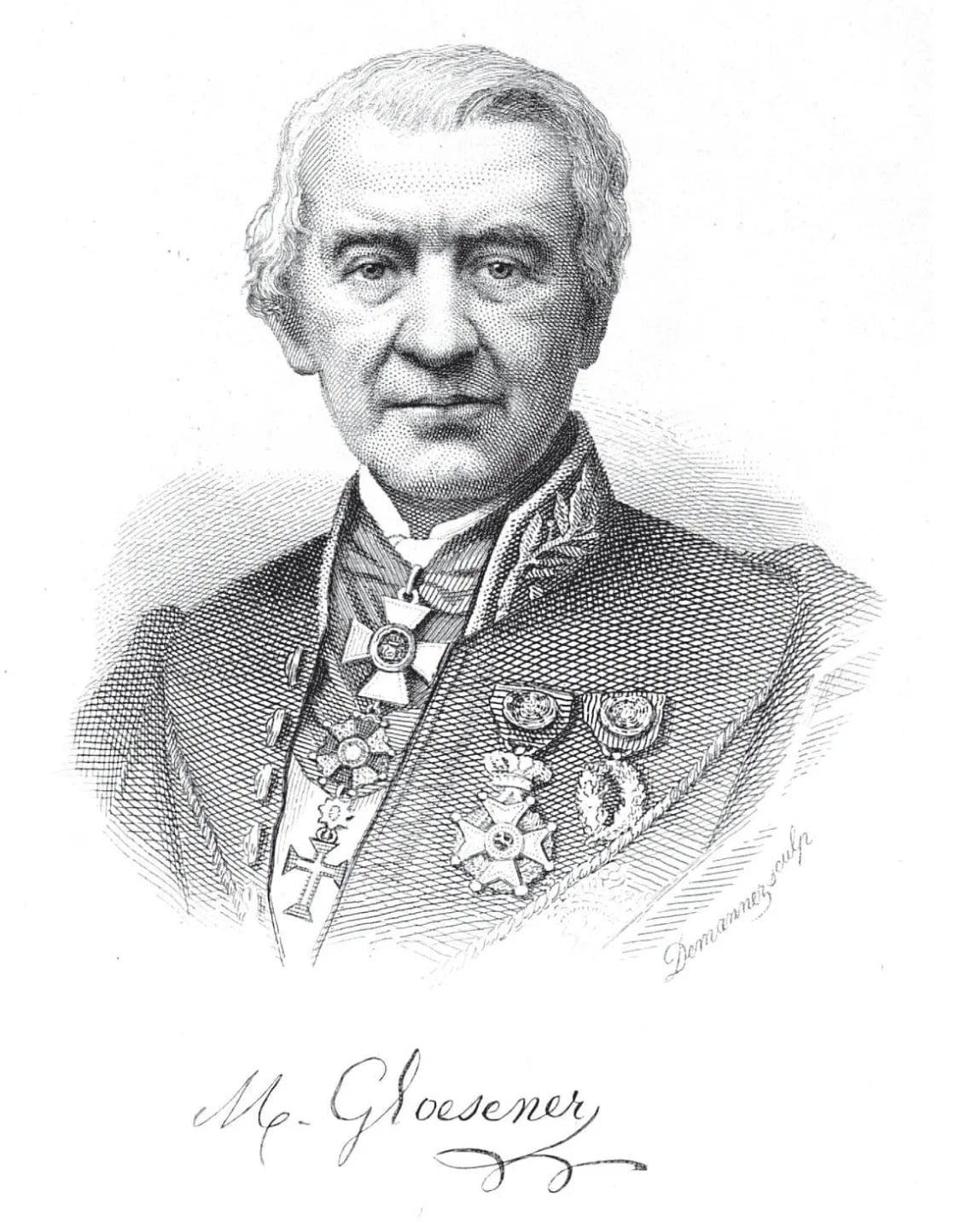 Portrait of Michel Gloesener (1792–1876) – memorial page