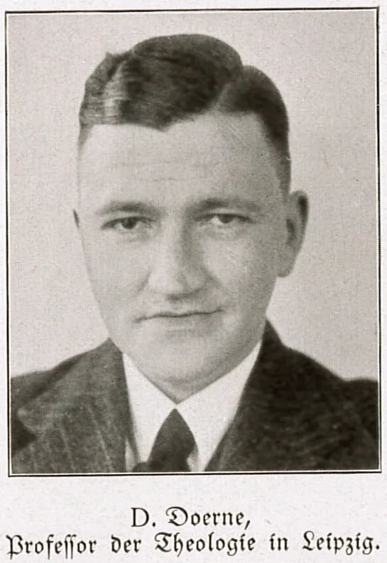 Porträt von Martin Doerne (1900–1970) – Gedenkseite