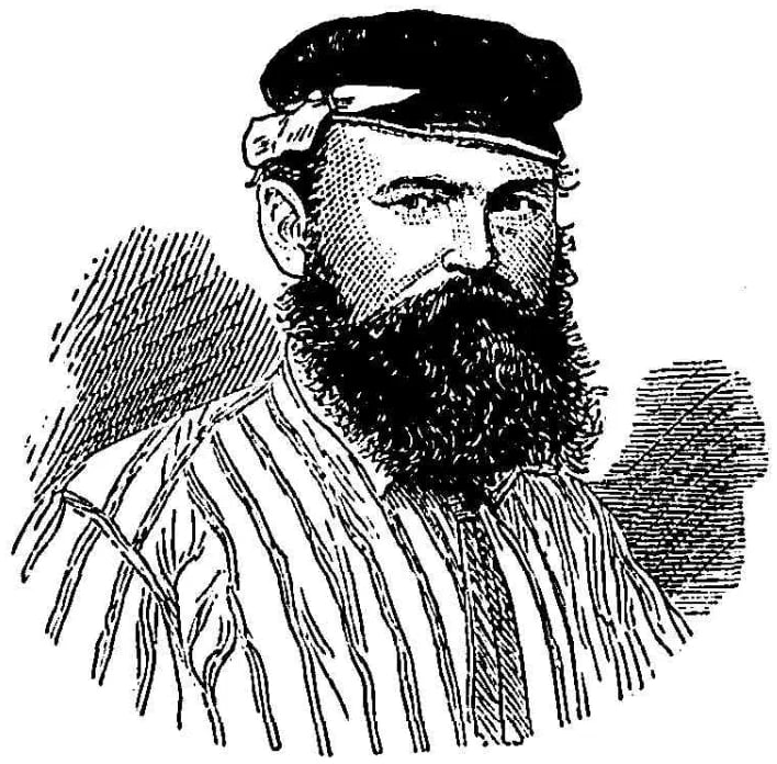 Porträt von Ned Gregory (1839–1899) – Gedenkseite