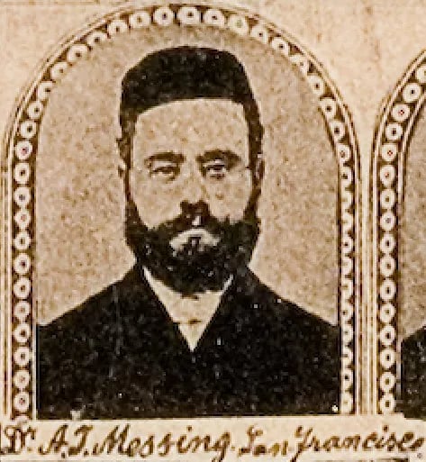 Portrait of Aaron J. Messing (1840–1916) – memorial page