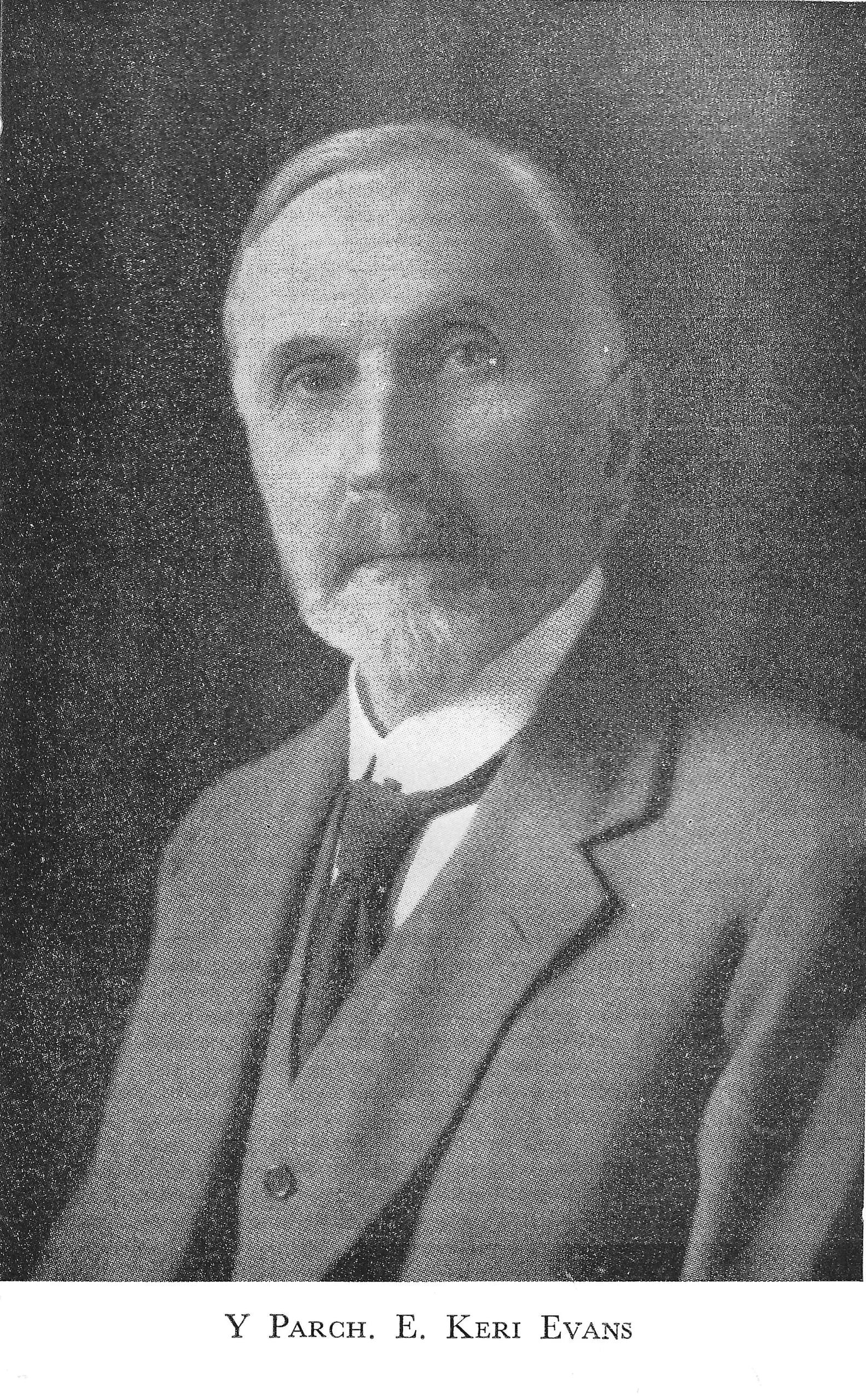 Porträt von Evan Keri Evans (1860–1941) – Gedenkseite
