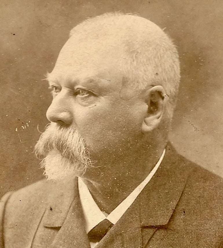 Porträt von Carl August Ferdinand Theodor Tischendorf (1839–1907) – Gedenkseite