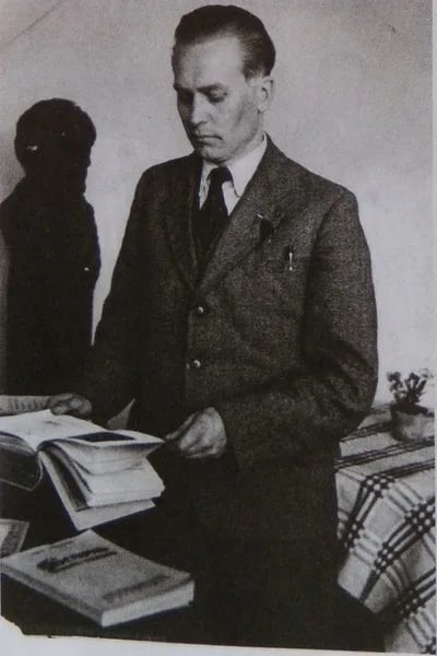 Porträt von Aŭhen Kalubovich (1910–1987) – Gedenkseite