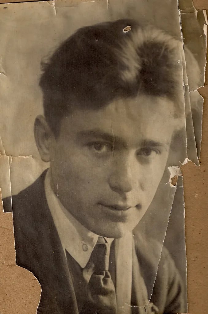 Porträt von Siarhiej Darožny (1909–1943) – Gedenkseite