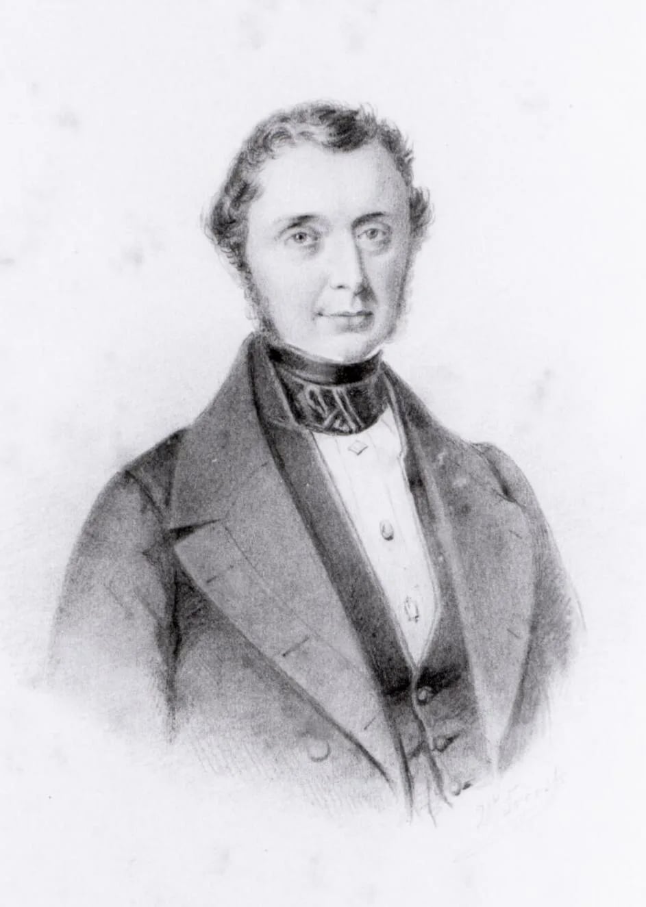 Porträt von Daniel de Blocq van Haersma de With (1797–1857) – Gedenkseite