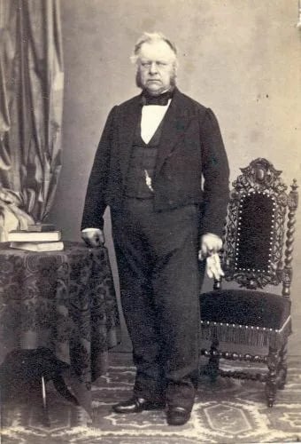 Porträt von Tjaard Anne Marius Albert van Andringa de Kempenaer (1806–1870) – Gedenkseite