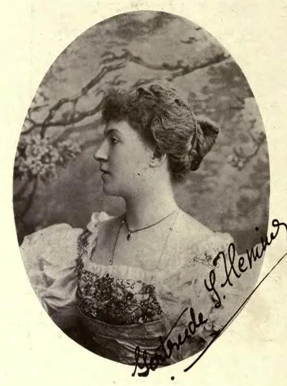 Portrait of Gertrude Yorke Wright Fleming (1864–1935) – memorial page